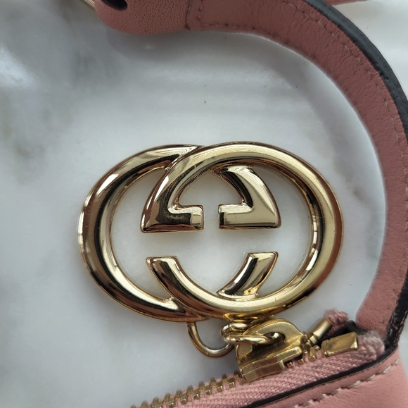 GUCCI Guccissima Interlocking G shoulder bag Light Pink,Barbie pink - Picture 3 of 9